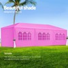 ORRD 10x30FT Pink Wedding Party Tent Outdoor Canopy Gazebo with 8 Removable Sidewalls, Event Shelter for Backyard & Garden - 2 of 4