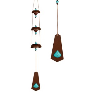 Woodstock Wind Chimes Signature Collection  Woodstock Temple Bells  Rustic  26'' Wind Bell - 1 of 4