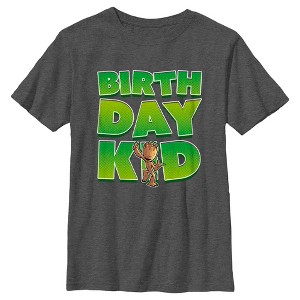 Boy's Marvel: Guardians of the Galaxy Birthday Kid Dancing Groot T-Shirt - 1 of 4
