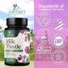 Milk Thistle Supplement - Max Strength 1000mg for Liver Cleanse Detox & Repair - 60 Count By Nature's Nutrition - 4 of 4