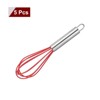 Unique Bargains Silicone Stainless Steel Non-Stick Coated Heat-Resistant Whisk 5 Pcs - 3 of 4
