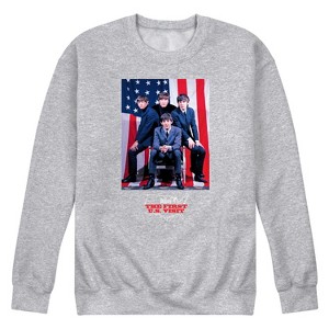 Men's - The Beatles - First USA Visit-Men's Crew Fleece Sweatshirt Graphic Fleece Sweatshirt - 1 of 4