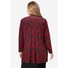 Jessica London Women's Plus Size Stretch Knit Open Front Knit Topper - 3 of 4