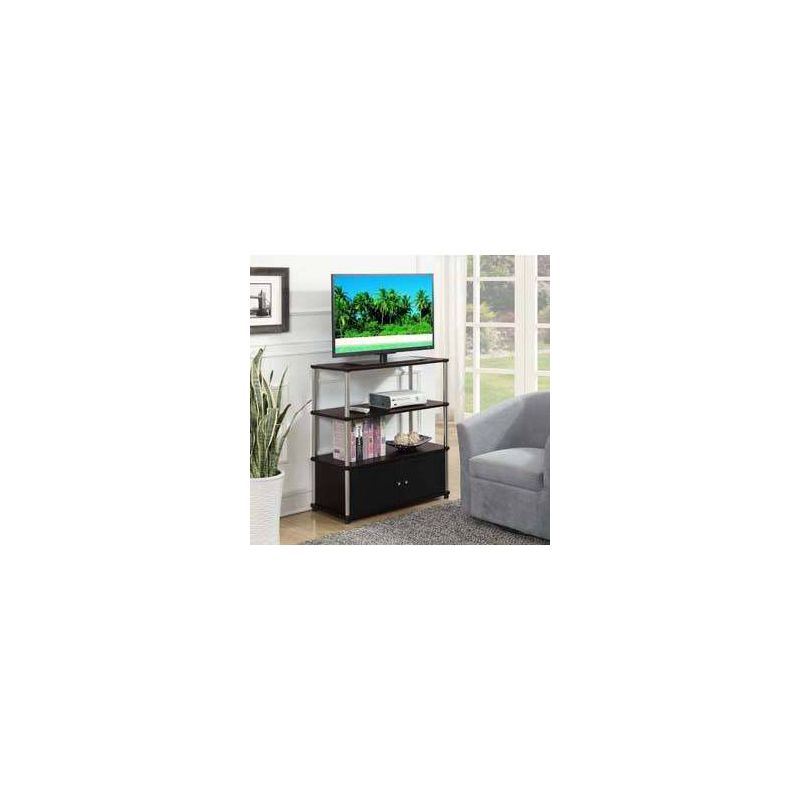 Highboy TV Stand for TVs up to 40&#34; Doors - Breighton Home, 3 of 5