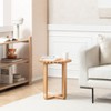 MH London Camille Solid Wood End Table - 2 of 4
