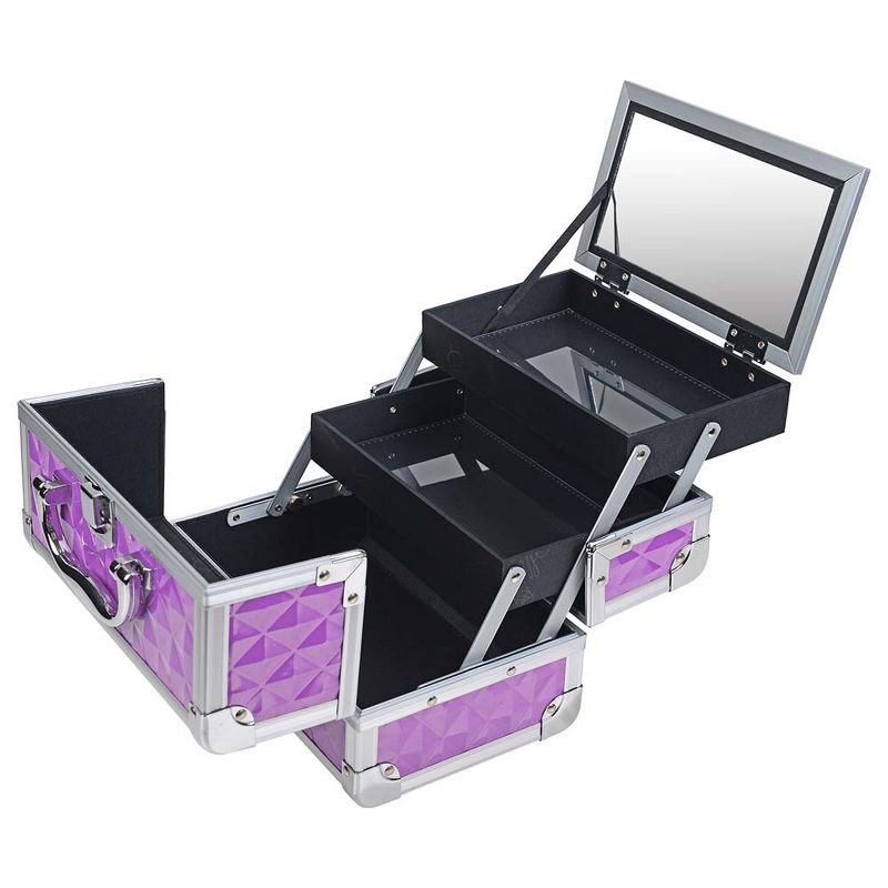 SHANY Makeup Train Case W/ Mirror, 3 of 5