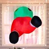 JOYFY 3.3 FT Christmas Inflatable Decoration, Santa Butt Stuck Broke Out from Window Inflatable with LEDs for Window Decor, Xmas Party, Outdoor Decor - 3 of 4