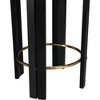 Meridian Furniture,Harrison Black Vegan Leather Counter Stool - 4 of 4