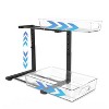 LunaLulinlk 2 Pack Acrylic Under Sink Organizer, 2-Tier Pull Out Bathroom Storage Organizer, Adjustable Storage Shelf for Pantry Kitchen - 2 of 4