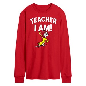 Men's - Dr. Seuss - Teacher I Am Sam I Am Long Sleeve Graphic T-Shirt - 1 of 4