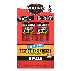 Jack Link's Original Beef & Cheese Individual Snacks - 7.2oz/9ct