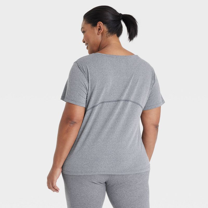 Women's Essential Crewneck Short Sleeve T-Shirt - All In Motion™, 3 of 11