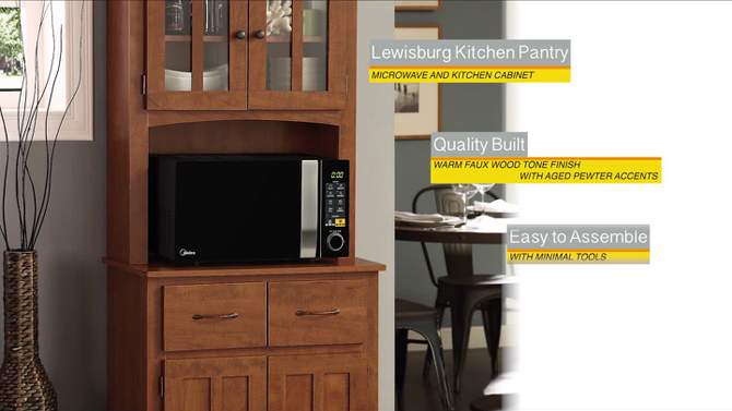 Traditional Microwave Cabinet - Home Source, 2 of 8, play video