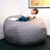 Big Joe Bean Bag Chair with Removeable Cover, Foam Filled, Multiple Sizes and Fabrics, All Ages - 2 of 4