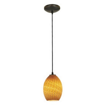 Access Lighting Brandy FireBird 1 - Light Pendant in  Oil Rubbed Bronze