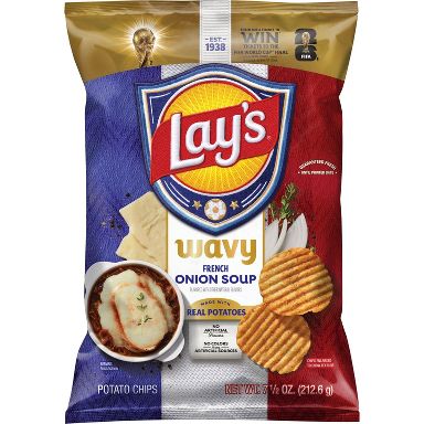 Lay's Wavy French Onion Soup Potato Chips - 7.5oz