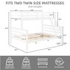 Kumasinova Bunk Bed with Thick Posts,Wood Bunk Bed with Ladder,High Guardrail for Kids Teens Bedroom,No Box Spring Needed - 3 of 4