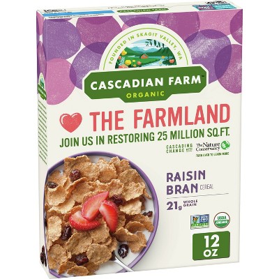 Cascadian Farm Raisin Bran Breakfast Cereal - 12oz