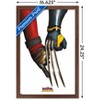 Trends International Marvel Deadpool & Wolverine - Claws Teaser One Sheet Framed Wall Poster Prints - 3 of 4
