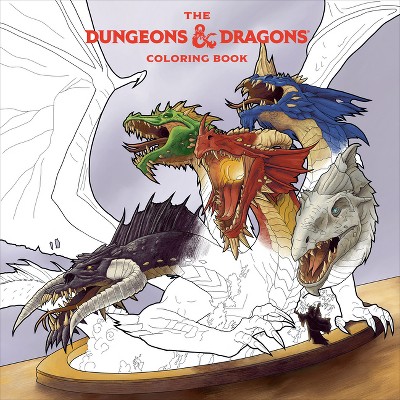 The Dungeons &#38; Dragons Coloring Book - by  Official Dungeons &#38; Dragons Licensed (Paperback)