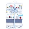 Hudson Baby Boys Cotton Flannel Receiving Blankets, City Life, One Size - 2 of 4