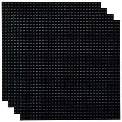 Strictly Briks Classic Stackable Baseplates, For Building Bricks, Bases for Tables, Mats, and More, Black, 4 Pack, 10x10 Inches
