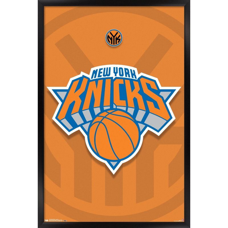 Trends International NBA New York Knicks - Logo 14 Framed Wall Poster Prints, 1 of 7