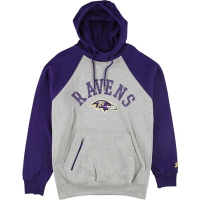 STARTER Mens Baltimore Ravens Hoodie Sweatshirt