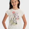 Girls' The Nightmare Before Christmas Short Sleeve Graphic T-Shirt - Off-White - 2 of 4