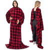 PAVILIA Fleece Wearable Blanket with Sleeves, Warm Cozy Soft Functional Lightweight Sleeved Throw Adults Men Women - 3 of 4