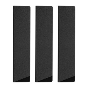 Unique Bargains ABS Soft Velvet Lining Wear Resistance Knife Guards 3 Pcs - 1 of 4