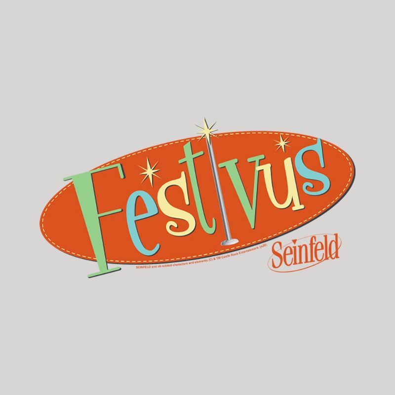 Men's Seinfeld Festivus Logo T-Shirt, 2 of 6