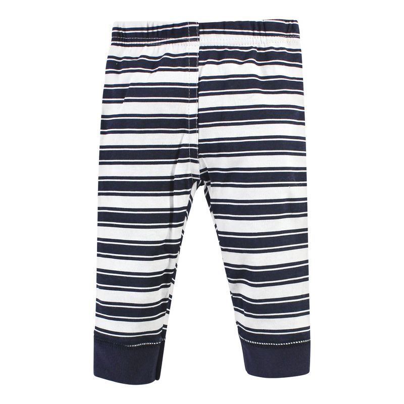Hudson Baby Infant Boy Cotton Bodysuit, Pant and Shoe Set, Boy Daddy Short Sleeve, 5 of 6