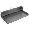 FONTOI Laundry Shelf Topper with Edge, Washer Dryer Countertop, Double Layer Organizer for Washer & Dryer Laundry Hamper Counter, Grey, 27.5"*12"*54" - 3 of 4