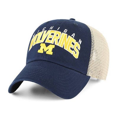 NCAA Michigan Wolverines Men's Hunch Relaxed Fit Hard Mesh Back Snapback Hat