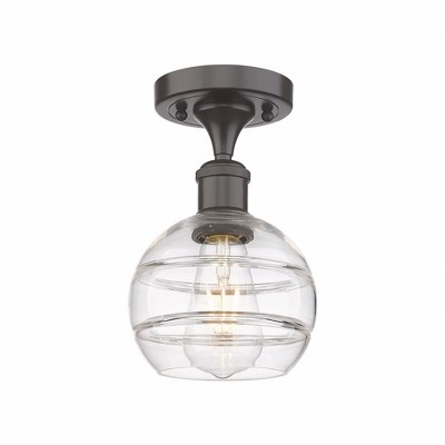Rochester - 1 Light Semi-Flush Mount In Industrial Style-9.13 Inches Tall and 5.88 Inches Wide
