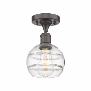 Rochester - 1 Light Semi-Flush Mount In Industrial Style-9.13 Inches Tall and 5.88 Inches Wide - 1 of 1