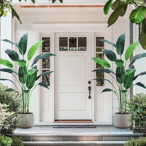coucheta Artificial Tree, Bird of Paradise Fake Palm Tree for Indoor Outdoor Modern Decor Faux Plants for Home Office Perfect Housewarming Gift - 1 of 4