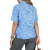 HAPPY BAY Hawaiian Shirts Womens Summer Button Down Beach Party Shirt Casual Blouses Short Sleeve Tropical Vacation Button Up Shirts - 2 of 4