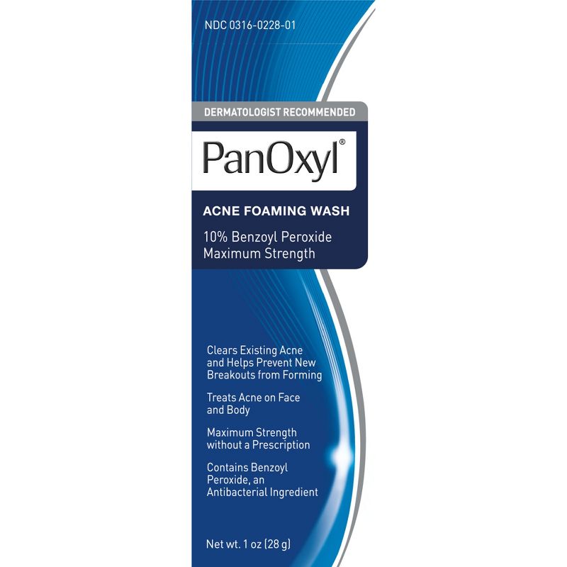 PanOxyl 10% Benzoyl Peroxide Acne Foaming Wash - 1oz, 5 of 7
