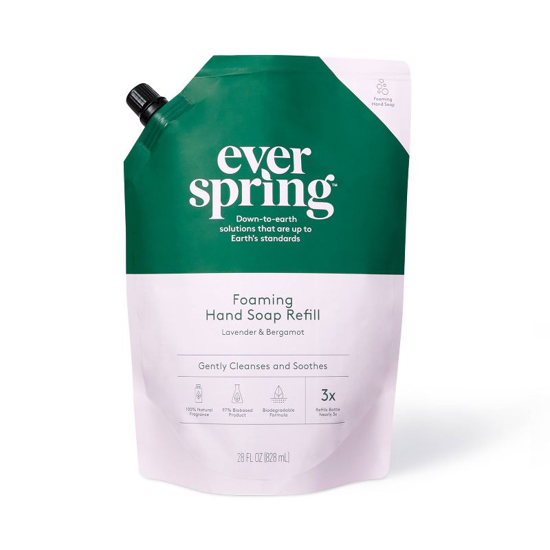 Foam Hand Soap Refill - Lavender &#38; Bergamot - 28 fl oz - Everspring&#8482;, 1 of 6