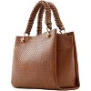 Paaaawaters Women's handbag - fashionable - diamond-shaped stripes Tote Bag - 2 of 4