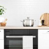 Smart Tiles 11.56'' X 8.38'' Self Adhesive 3D Peel and Stick Backsplash Tiles White: Vinyl, Classic Pattern, Peelable - 3 of 4