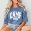 Simply Sage Market Women's Camp Enthusiast Short Sleeve Garment Dyed Tee - 2 of 2
