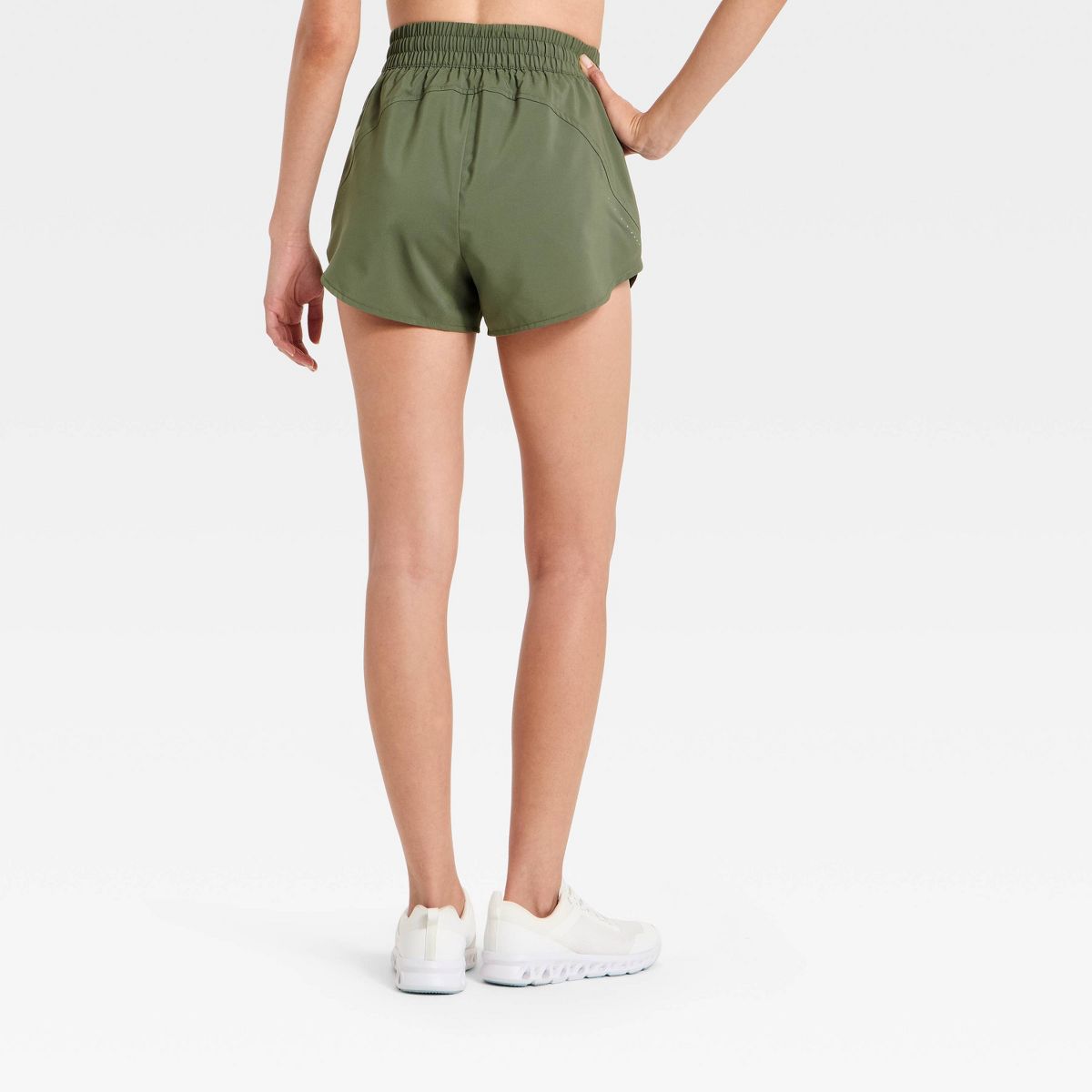 Women's Woven Mid-Rise Run Shorts 3" - All In Motion™ - thumbnail 10