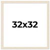 PosterPalooza | 32x32 Wide Barnwood Picture Frame, UV Acrylic, 6 Finishes - Grey, Brown, White, and Black - 2 of 4