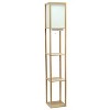 Creekwood Home Classix 62.5" 3-Tier Storage Floor Lamp with Charging Ports and Outlet - 3 of 4