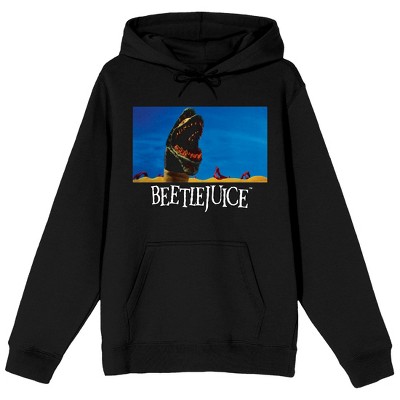 Beetlejuice Sandworm Men's Black Hoodie : Target