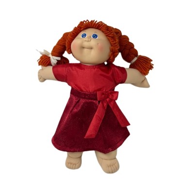 Doll Clothes Superstore Red Glitter Dress Fits 15-16 Inch Cabbage Patch Kid Dolls