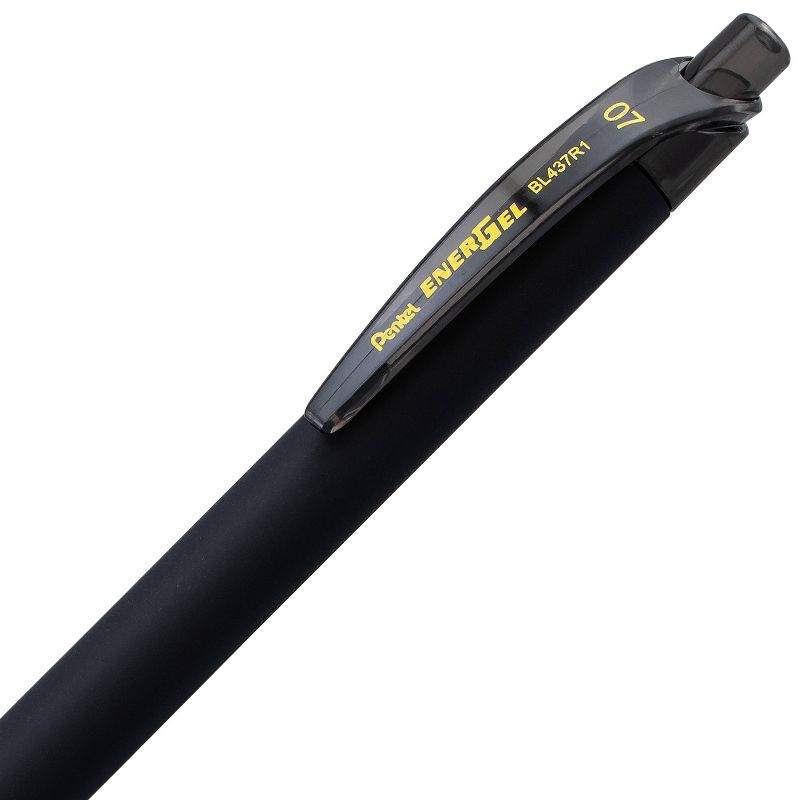 4ct EnerGel Kuro Liquid Gel Pen 0.7mm Medium Line Black - Pentel, 5 of 6